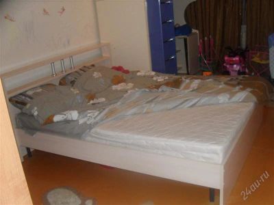 Лот: 2460416. Фото: 1. Кровать 1м 60 см без матраца. Кровати