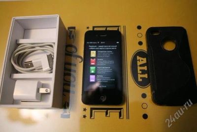Лот: 2258732. Фото: 1. Iphone 4 16gb (neverlock, комплект... Смартфоны