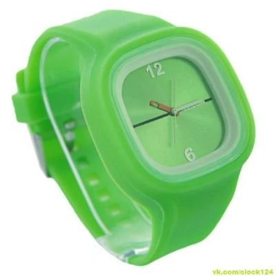 Лот: 3486693. Фото: 1. Square Candy Jelly Silicone Unisex... Оригинальные наручные часы