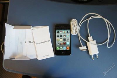 Лот: 1309246. Фото: 1. Iphone 4 32gb Black (sim free). Смартфоны