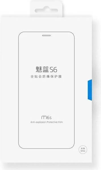 Лот: 15179993. Фото: 1. Защитная пленка Meizu M6s (белая... Защитные стёкла, защитные плёнки