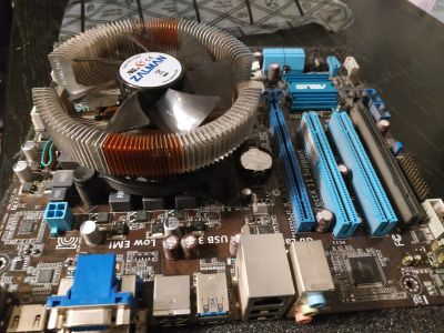 Лот: 16005173. Фото: 1. Сборка материнка ASUS P8B75-M... Комплекты запчастей