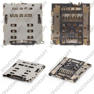 Лот: 10722907. Фото: 1. Коннектор SIM/MMC Huawei P8 Lite... Шлейфы, разъёмы