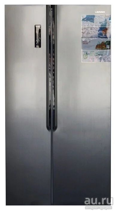 Лот: 13939736. Фото: 1. Холодильник Leran SBS 300 IX NF. Холодильники, морозильные камеры