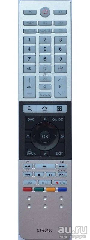 Лот: 16188563. Фото: 1. Пульт Toshiba CT-90430. Пульты ДУ