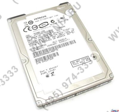Лот: 4242747. Фото: 1. HDD 160 Gb SATA150 Hitachi (HTS722016K9SA00... Жёсткие диски (HDD)