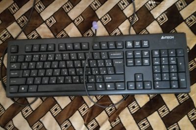 Лот: 14814505. Фото: 1. Клавиатура A4-Tech PS/2 низкопрофильная... Клавиатуры и мыши