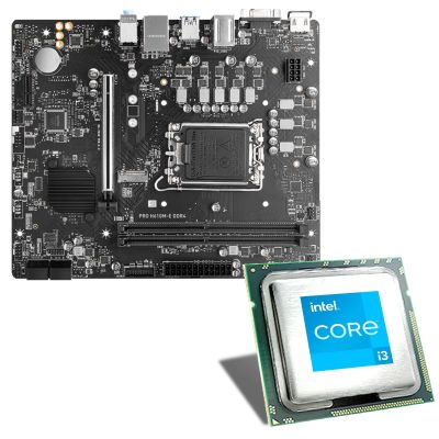 Лот: 21334666. Фото: 1. Игровой комплект i3 12100 + MSI... Комплекты запчастей