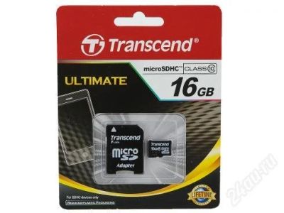 Лот: 2025473. Фото: 1. Карта памяти microSD 16Gb класс... Карты памяти