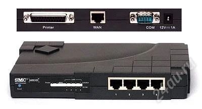Лот: 2827072. Фото: 1. SMC 7004ABR Broadband Router... Маршрутизаторы (роутеры)