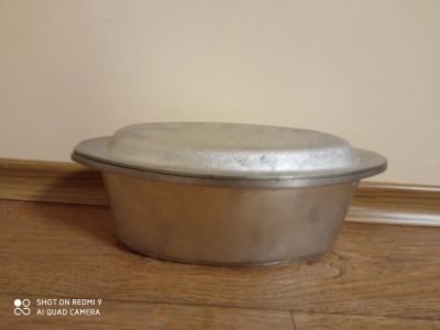 Лот: 19676058. Фото: 1. Утятница казан алюминиевая Новая... Жаровни, казаны