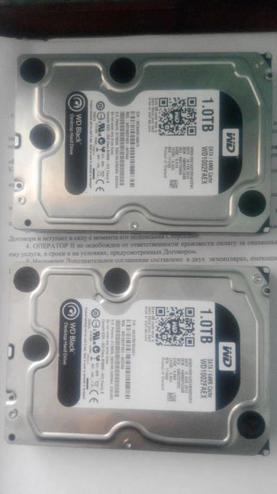 Лот: 7417870. Фото: 1. WD Black WD1002FAEX - 1 Tb, гарантия... Жёсткие диски (HDD)