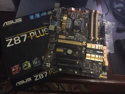 Лот: 4978756. Фото: 1. ASUS Z87-Plus LGA1150. Материнские платы