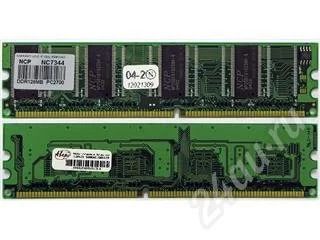 Лот: 211561. Фото: 1. Память NCP DDR 128Mb PC2700. Оперативная память