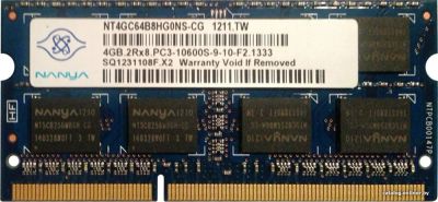 Лот: 12168538. Фото: 1. Оперативная память DDR3 4GB Nanya... Оперативная память
