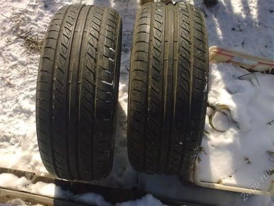 Лот: 2619005. Фото: 1. пара колес dunlop в отличном состоянии225-55-r16. Шины