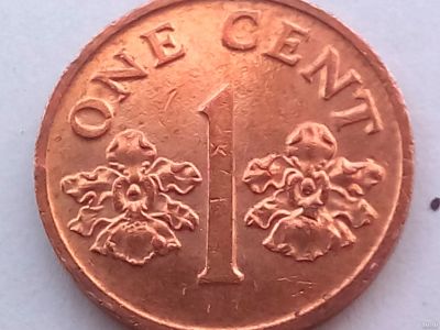 Лот: 16416612. Фото: 1. Монета Сингапура 1 цент, 1995. Австралия и Океания
