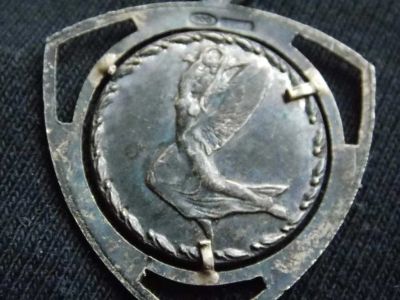 Лот: 5854366. Фото: 1. Медаль спортивная, 4 гр., серебро. Броши