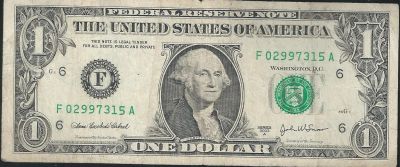 Лот: 11505870. Фото: 1. 1 доллар США 2003 г .( F). Америка