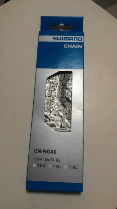 Лот: 6114876. Фото: 1. Цепь Shimano HG-40 на 6.7.8 задних... Запчасти