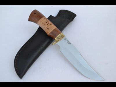 Лот: 11124673. Фото: 1. Нож разделочный "Амур" сталь 95х18... Ножи, топоры