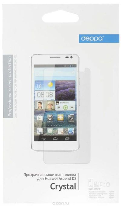 Лот: 9170778. Фото: 1. Защитная пленка Deppa Huawei Ascend... Защитные стёкла, защитные плёнки