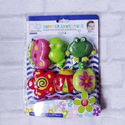 Лот: 11116380. Фото: 1. Happy Baby Набор ПВХ-Игрушек Летнее... Игрушки для купания