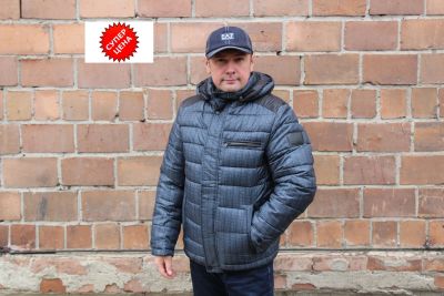 Лот: 12537012. Фото: 1. пуховик Grey. Верхняя одежда