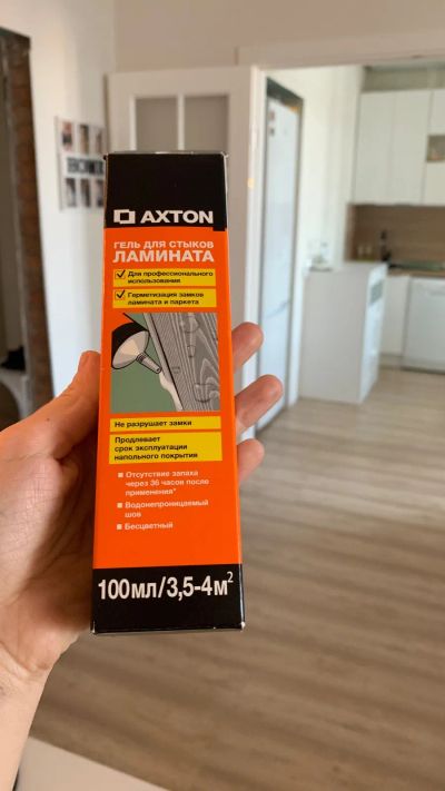 Лот: 19706142. Фото: 1. Axton гель для стыков ламината... Клеи, герметики, пена монтажная, клейкие ленты