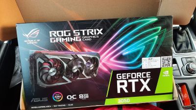 Лот: 18973451. Фото: 1. Nvidia RTX 3050 Asus ROG Strix... Видеокарты
