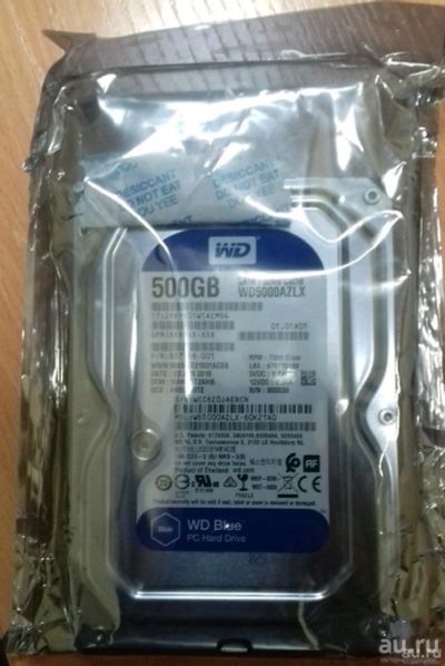Лот: 12821876. Фото: 1. Новый на гарантии 500 Gb WD Blue... Жёсткие диски (HDD)