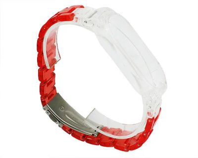 Лот: 20886291. Фото: 1. Ремешок Xiaomi Mi Band 5 PC clear... Смарт-часы, фитнес-браслеты, аксессуары