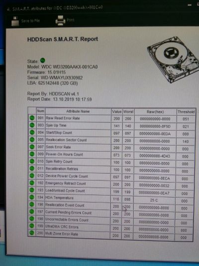 Лот: 14802640. Фото: 1. Жесткий диск WD 320Г 1. Жёсткие диски (HDD)