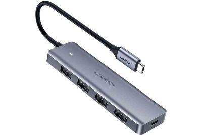 Лот: 25209903. Фото: 1. Хаб-USB UGREEN 4-в-1 4K@60Hz USB-C... USB-флеш карты