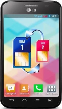 Лот: 7163007. Фото: 1. LG E445 Optimus L4 II Dual. Смартфоны