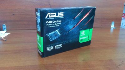 Лот: 5542880. Фото: 1. Видеокарта Asus GeForce 210 1024мб... Видеокарты