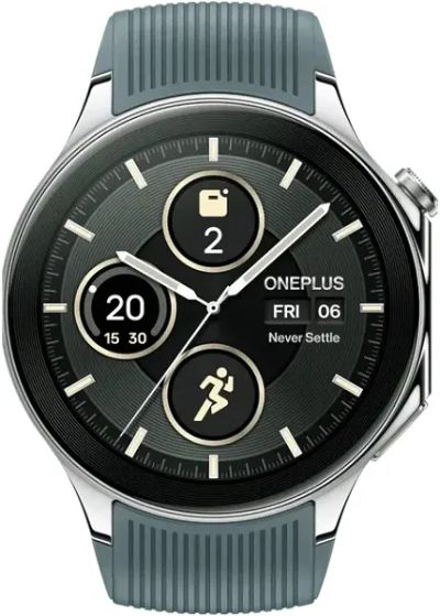 Лот: 22572927. Фото: 1. OnePlus Watch 2 radiant steel... Смарт-часы, фитнес-браслеты, аксессуары