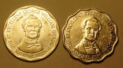 Лот: 3887854. Фото: 1. Ямайка.10 долларов 2005 и 2008... Америка