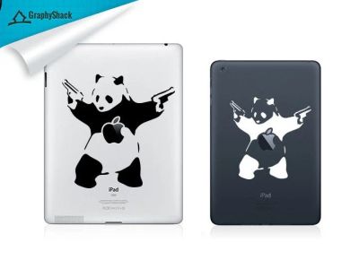 Лот: 4209932. Фото: 1. Наклейка на iPad Banksy Panda... Защитные стёкла, защитные плёнки