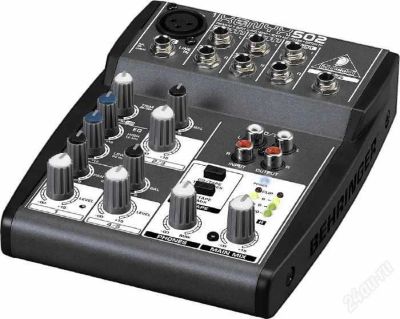Лот: 141953. Фото: 1. Behringer Xenyx 502. Микшеры, предусилители, микрофонные эффекты