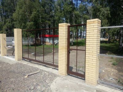 Лот: 11005869. Фото: 1. Каркас откатных ворот, под проезд... Ворота, заборы, шлагбаумы