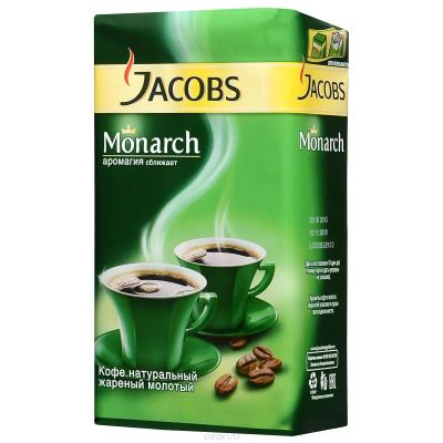 Лот: 12241793. Фото: 1. Кофе Jacobs Monarch. Чай, кофе, какао