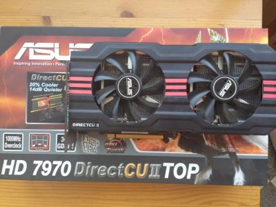 Лот: 4238123. Фото: 1. Asus hd 7970 directcu II. Видеокарты