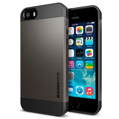 Лот: 5048855. Фото: 1. Spigen Slim Armor для Apple iPhone... Чехлы, бамперы