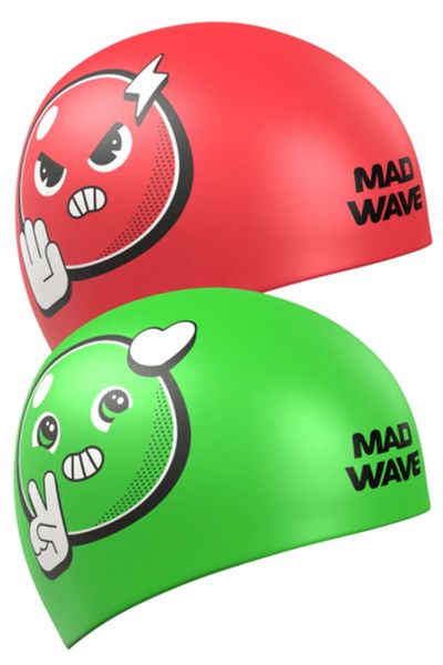 Лот: 25240917. Фото: 1. Силиконовая шапочка Mad Wave Reverse... Плавание