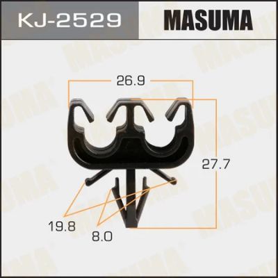 Лот: 18607886. Фото: 1. Клипса крепежная masuma 2529-kj... Кузов