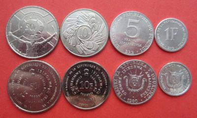 Лот: 6901996. Фото: 1. Бурунди. Набор монет (1980-11... Африка