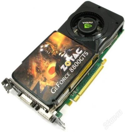 Лот: 991963. Фото: 1. ZOTAC 8800GTS 512mb. Видеокарты