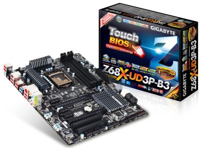 Лот: 7134231. Фото: 1. Gigabyte z68x-ud3p-b3. Материнские платы