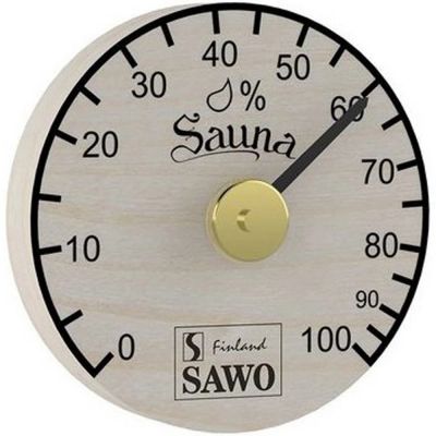 Лот: 19032473. Фото: 1. Гигрометр SAWO 100-НBP сосна. Банные принадлежности